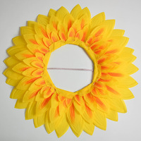 Masque de tournesol amusant pour le visage entier, en polyester, pour enfants et adultes, idéal pour les jeux de maternelle, les événements et les soirées dansantes