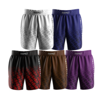 Shorts de combat personnalisés par sublimation Ibridi DDP (Delivered Duty Paid) BJJ Jiu Jitsu Nogi Grappling MMA
