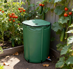 Baril <span class=keywords><strong>de</strong></span> <span class=keywords><strong>pluie</strong></span> en PVC durable <span class=keywords><strong>de</strong></span> 50L avec robinet pour l'irrigation du jardin et le stockage extérieur Machines <span class=keywords><strong>de</strong></span> traitement <span class=keywords><strong>de</strong></span> l'<span class=keywords><strong>eau</strong></span> pour l'arrosage des plantes - Product Image 1