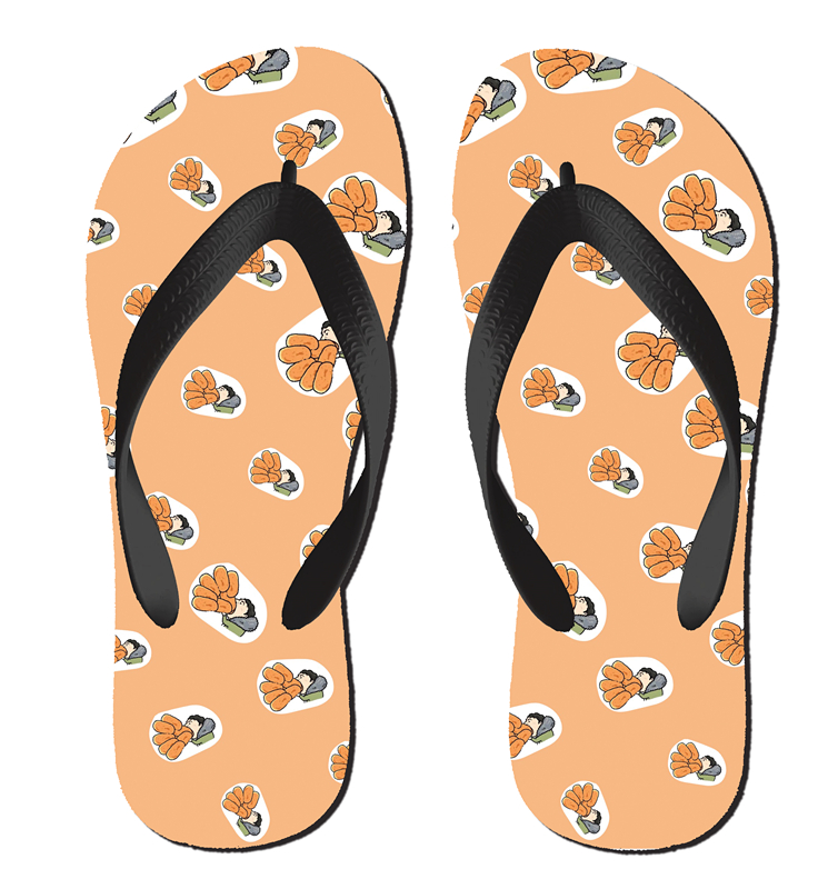 custom pvc slipper wedding flipflops women print white flip flop