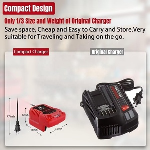 <span class=keywords><strong>Caricabatterie</strong></span> Portatile Mini Sostitutivo per Batterie Craftsman 20V Compatibile con Serie Craftsman V20 CMCB204 Utensili Elettrici - Product Image 6
