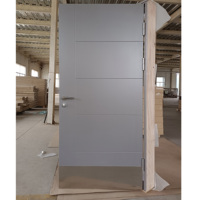Porte personnalisée de peinture en bois, design européen, couleur grise, livraison gratuite sur Alibaba
