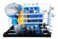 Compresseur de gaz à membrane haute pression pour chlore ammoniacal avec CE