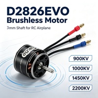 Moteur CC sans balais LiPo 3-4S léger 55,6g D2826EVO avec axe de 3mm, 930KV 1100KV 1450KV 2200KV, pour quadricoptère et avion RC - Prix usine