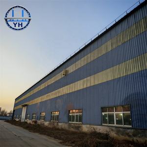 Bâtiment préfabriqué d'atelier en acier haute résistance, grande <span class=keywords><strong>baie</strong></span>, assemblage rapide, structure de protection contre les intempéries - Product Image 3