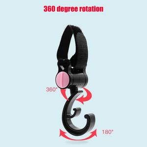 Pram xoay 360 độ bé phụ kiện xe hơi xe đẩy em bé móc áo em bé túi xe đẩy móc - Product Image 6