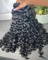 Cabello Rizado Birmano, Cabello Humano Virgen Vietnamita y Camboyano en Paquetes, Cabello Rizado Birmano de Doble Trama, Proveedores Mayoristas