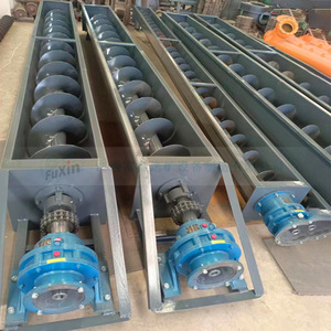 สายพานลำเลียงแบบเกลียวชนิด U ฟู่ซิน 5.5 กิโลวัตต์ ปรับความเร็วได้ แบบเอียง สำหรับโรงงานผลิต - Product Image 1