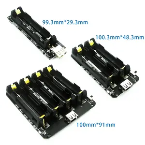 Pelindung baterai Lithium 18650 dua tegangan V8 modul papan ekspansi daya seluler 5V/3A 3V/1A USB mikro UNTUK <span class=keywords><strong>Arduino</strong></span> - Product Image 2