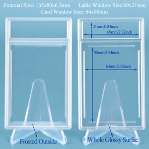 SUNSHING Custom Sports <b>Card</b> Protectors 90x64mm Snap Graded <b>Card</b> Slab For Basketball Hockey Football Baseball <b>Cards</b> <b>Holder</b> - Product Image 3