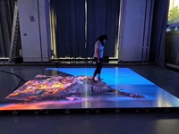 P3.9 Panneaux interactifs de blocs de carreaux de danse Module d'écran d'affichage à LED pour piste de danse Affichage de location à LED pour piste de danse