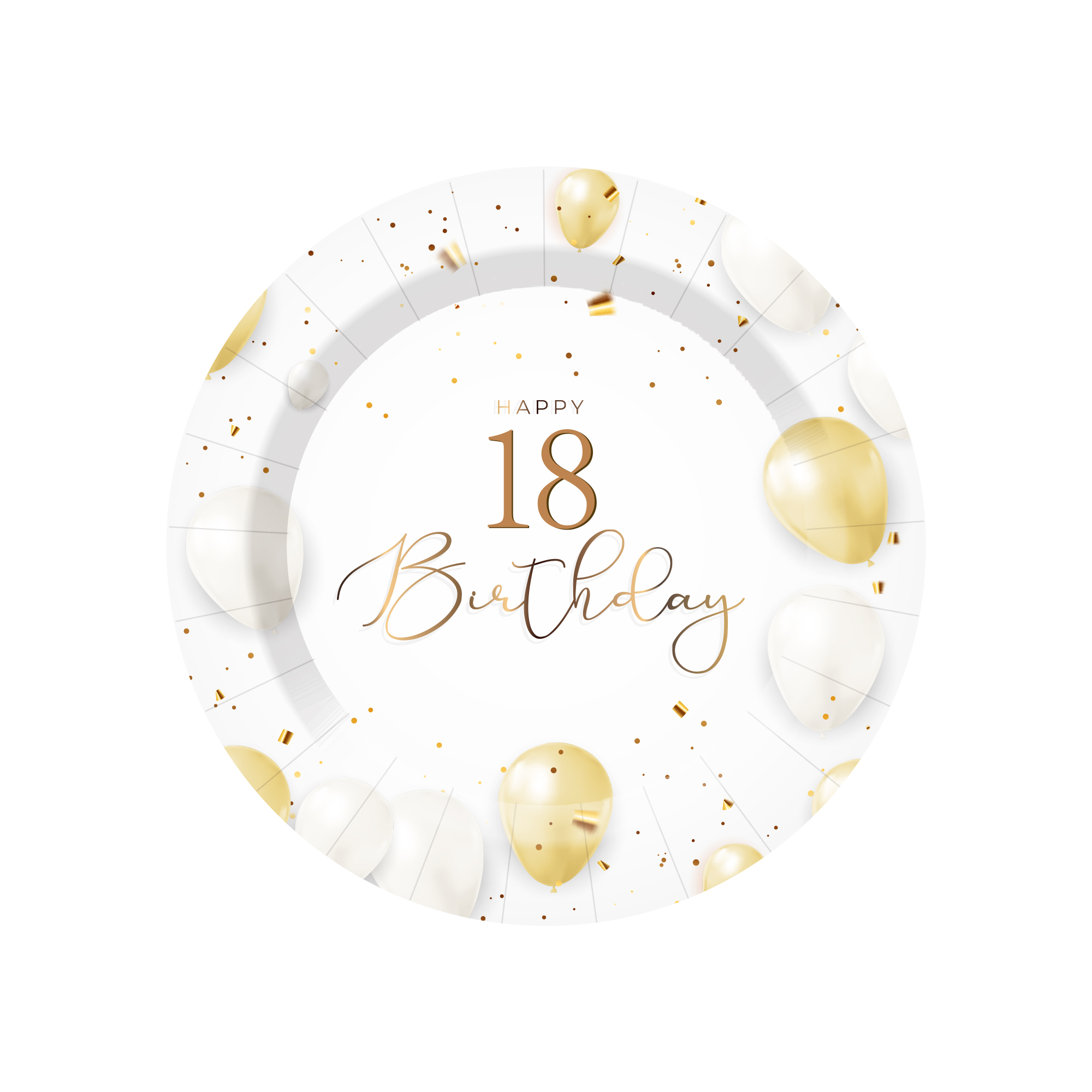 7inch paper plate*8pcs/bag