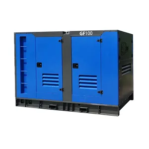 Gerador diesel silencioso yu5000 100 kva, gerador diesel/100kva gerador de energia diesel/80kw diesel gerador