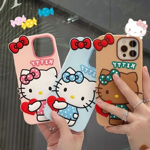 เคสโทรศัพท์มือถือลายการ์ตูนน่ารัก 3 มิติ ซิลิโคนรูปโบว์แมวน้อย สำหรับ iPhone 8plus XS XR 17 promax  ฝาหลังยางนิ่ม ขายส่ง - Product Image 2