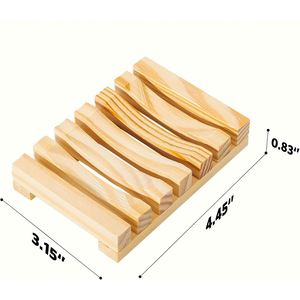 Juego de Cinco Piezas de Bambú para Baño, Moderno y Sencillo, con Jabonera Ovalada Natural, Venta Directa de Fábrica - Product Image 4