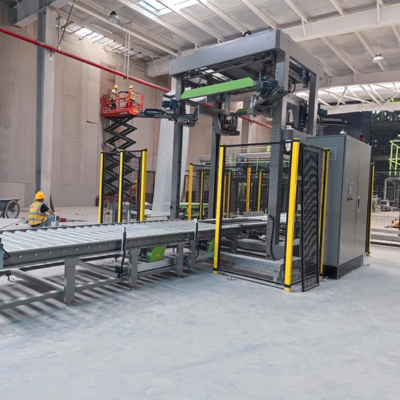 Machine d'emballage de palettes à capuchon extensible fiable en Chine pour les applications industrielles