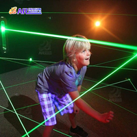 Équipement de labyrinthe laser professionnel JC pour intérieur, jeux multijoueurs stimulants, arène de laser game, utilisation commerciale dans les parcs d'attractions, métal 12