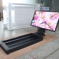 JGST Motorisierte Schwenk-Neige-TV-Halterung 90° Max. Neigung Kaltgewalzter Stahl 55" Max. Größe Fernbedienung Smart Home Integration (RS232)