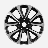 Llantas de aleación de coche de 17 pulgadas con nuevo diseño PCD de 100mm