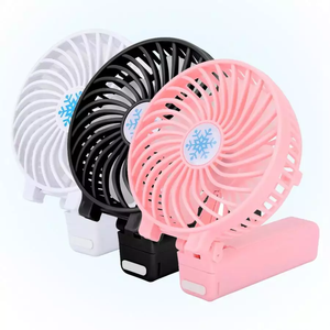 Ventilador de mano F05, superrefrigeración, silencioso, sin escobillas, 3 velocidades, ajustable, portátil, recargable, Mini ventilador de mesa de escritorio Usb de escritorio - Product Image 5