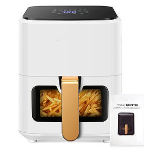 <span class=keywords><strong>Friteuse</strong></span> à air numérique électrique smart see pour aliments à l'intérieur, blanc, noir, 4L, 6L, 8L, verre visible, <span class=keywords><strong>8</strong></span> <span class=keywords><strong>litres</strong></span> - Product Image 2