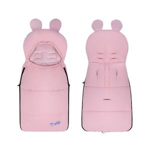 Sac de couchage chaud pour poussette de bébé Coussin épaissi et couvre-pieds Accessoire d'hiver extérieur coupe-vent - Product Image 3