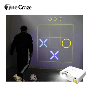 Onecraze AR Pickleball Virtual Playground Multiplayer Interactive <b>Wall</b> Smash Games 20 Plus Games 5300 Lumens Indoor <b>Projector</b> - Product Image 4