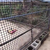 Waterdichte, milieuvriendelijke, UV-bestendige, draagbare, winddichte, opvouwbare PP plastic gaashekwerk met 2mm/3mm gaten, zwart, voor pluimvee en tuin
