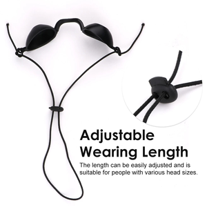 نظارات ليزر عالية الجودة من المعدن الفضي والسيليكون/نظارات أمان ipl نظارات حماية من الضوء بالليزر - Product Image 5