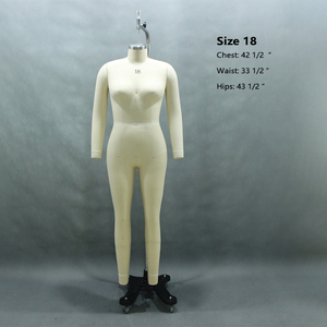 Maniquí de Vestir Femenino JASMINE Talla 18 Busto 42 1/2 Pulgadas en Existencia Medida Americana para Uso de Sastre - Product Image 2