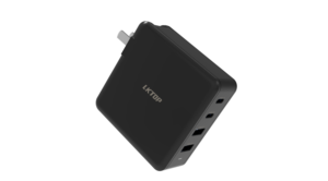 Cargador Rápido LKTOP 100W GaN de 4 Puertos (2C+2A), Cargador de Pared Compacto para Laptop, Teléfono, Tablet, PD 3.0, QC 4.0, Viajes Internacionales - Product Image 3