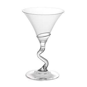 نظارات كريستالية عتيقة أنيقة ممتازة طويلة الساق للاستعمال مرة واحدة طقم نظارات مارتيني - Product Image 1