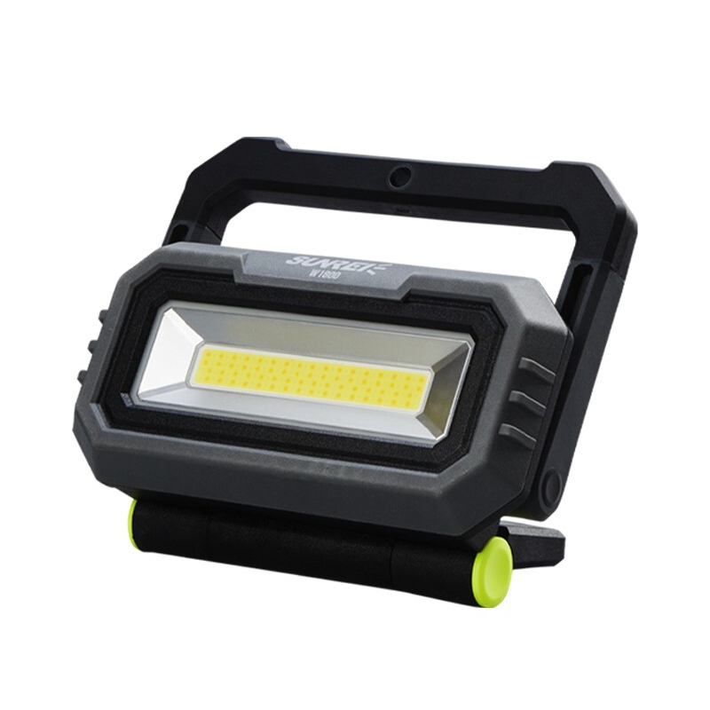 Super-Bright 1800-lumen LED Work Light High-Intensity Multi-functional Rechargeable Emergency Spotlight for Workshop Cold White