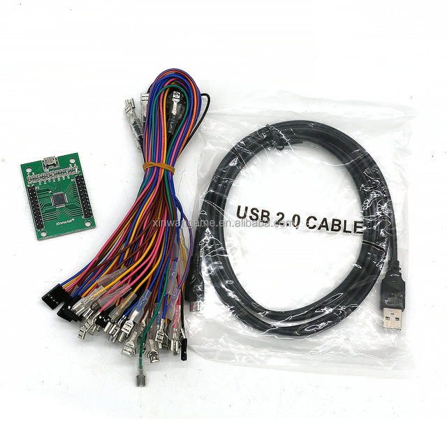 XM-10 2 Player Joystick Controller Xinmotek XM-10 Diy Arcade Stick Game Kit Usb to Zero Delay Board Encoder to Pc PS/3 TV Box