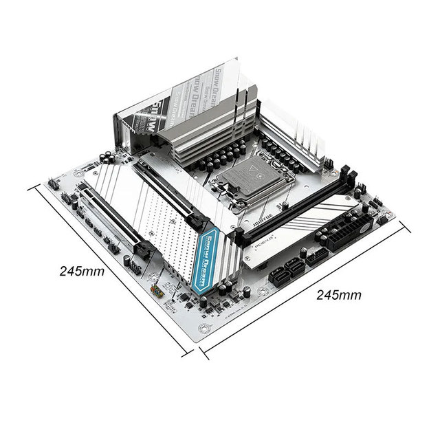 B760 M-ATX Motherboard DDR5 for 14th/13th/12th Gen Core Dual Channel 96GB B760M SNOW DREAM D5 New DDR5 Dual Channel Supports up