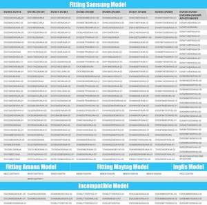 שדרוג גוף חימום ידני מאלומיניום DC97-14486A ל-DC96-00887A 0.8W 110V מתאים למייבשי סמסונג Dv45h7000ew/a2 - Product Image 4