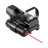 Télescope monoculaire de gros transfrontalier HD101B, tube unique en métal, laser rouge à fixation latérale, recherche à quatre variables, objectif 20 mm