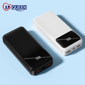 Banco de Energía de Carga Rápida con Logotipo Personalizado de 10000mah-20000mah, Paquete de Batería con Cable, Estación de Carga Rápida para Teléfono - Product Image 1