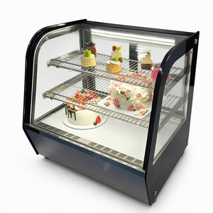 Vetrina Refrigerata <span class=keywords><strong>da</strong></span> Banco per Torte 2-8 ° Vetrina Refrigerata per <span class=keywords><strong>Pasticceria</strong></span> con Vetro Temperato e Controllo Digitale della Temperatura per Negozi di Dolci - Product Image 6