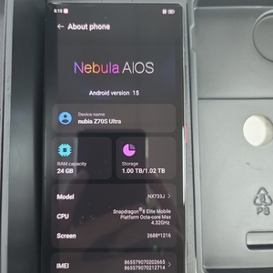 Téléphones mobiles haut de gamme Nubia Z70S avec ROM globale, écran 6,85'' 144Hz, 64MP, 6600mAh, 80W, processeur Snapdragon 8 Elite 5G - Product Image 5