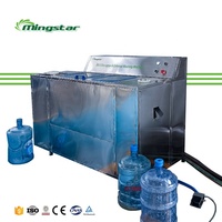 Laveuse et Décapsuleuse Semi-Automatique Haute Pression Mingstar pour Bonbonnes et Bouteilles d'Eau de 20 L (5 Gallons)