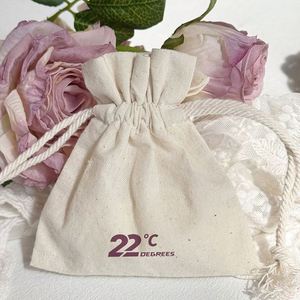 Factory Price Customized Natural Color Drawstring Jewelry Pouch for Craft Stickers Photo <b>Frame</b>-Versatile Gift Candle Bag - Product Image 3