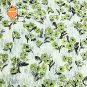 MEIDEBAO Customized 100% Polyester Fabrics For Clothes Knitted Jacquard Digital Printing Chiffon Fabric