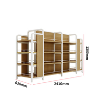Étagère en métal personnalisable pour présentoir de supermarché pour boissons et boissons gondole de dépanneur de supermarché