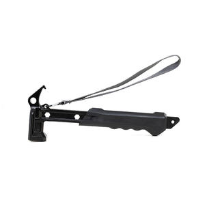 Marteau multifonctionnel en acier au carbone pour l'extérieur, avec crochet pour les piquets de tente et la fixation des bâches, outil de fixation noir - Product Image 2