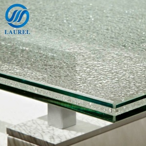 Table en verre stratifié effet <span class=keywords><strong>glace</strong></span> <span class=keywords><strong>bris</strong></span>ée décorative à vendre - Product Image 4