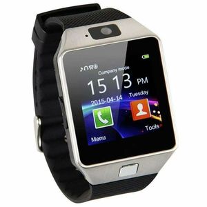 Montre connectée Android DZ09 avec carte SIM, appels téléphoniques indépendants, notifications Bluetooth, écran 1,44 pouce, moniteur de fréquence cardiaque, montre connectée sport - Product Image 4