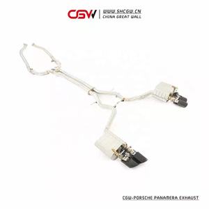 CGW активный звуковой высокая производительность выхлопной глушитель выхлопной трубы система трубопроводов для Porsche Panamera 4S 4,0 T Tronic коллектор валца и - Product Image 4