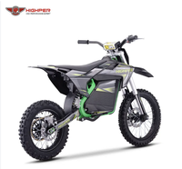 Highper 5000W Vélo tout-terrain électrique pour adolescents et adultes Batterie au lithium 72V Moteur sans balais 2000W Vitesse maximale 80 km/h