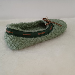 Zapatos Mule Casuales de Piel de Cordero Tibetano Rizada Personalizados con Soporte de Muestra, Cálidos, Suaves, de Forro <span class=keywords><strong>Polar</strong></span>, de Lana de Invierno, Planos, para <span class=keywords><strong>Hombre</strong></span> - Product Image 2